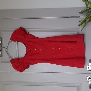 Lulus Puff Sleeve Mini Dress